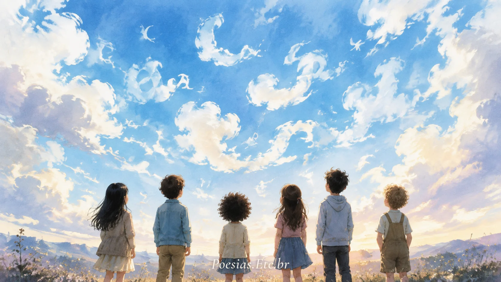 Crianças são nuvens